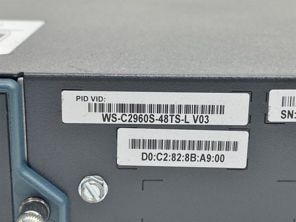 Cisco WS-C2960S-48TS-L V03 48-Port Managed Gigabit Ethernet Network Switch - Image 4