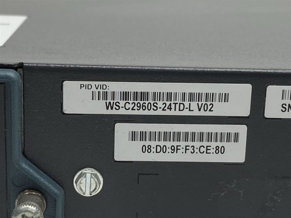 Cisco 2960-S 10G WS-C2960S-24TD-L V02 24-Port Gigabit Managed Switch w/ Stack - Image 5