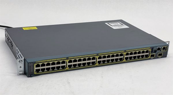 Cisco 2960-S 10G WS-C2960S-48TD-L V04 48-Port Managed Gigabit Network Switch