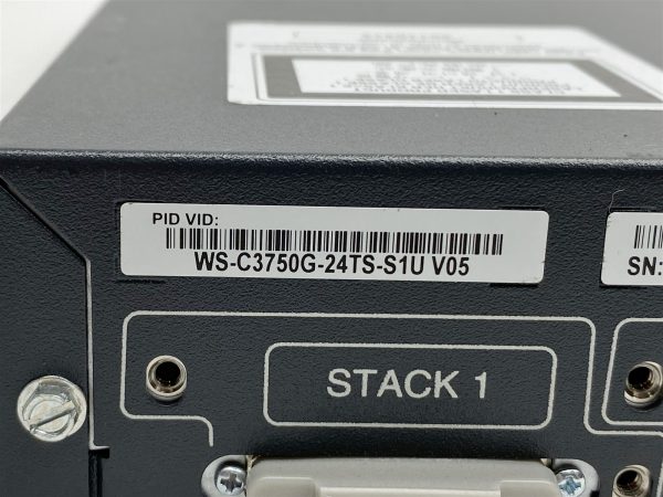 Cisco 3750G WS-C3750G-24TS-S1U V05 24-Port Managed Gigabit Ethernet Switch - Image 4