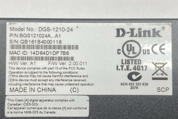 D-Link DGS-1210-24 24-Port Managed L2 Gigabit Network Web Smart Switch - Image 4