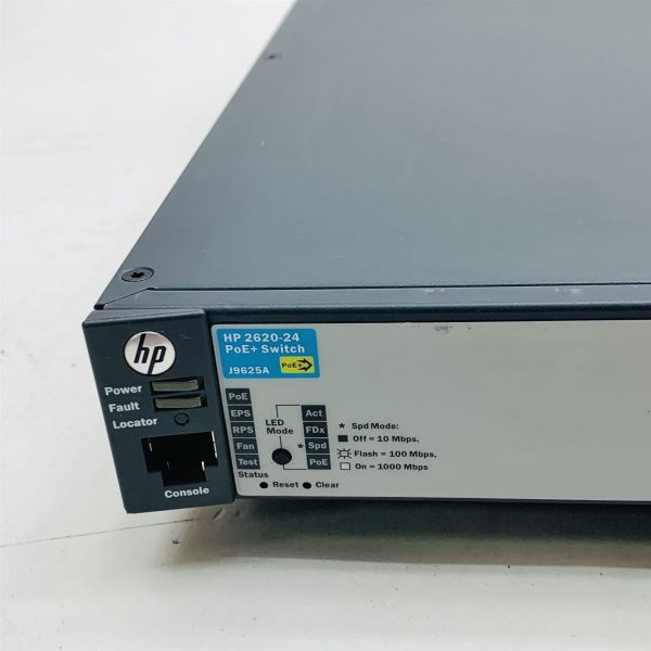 HP Aruba ProCurve J9625A 2620-24 PoE+ 24-Port Managed Ethernet Network Switch - Image 3
