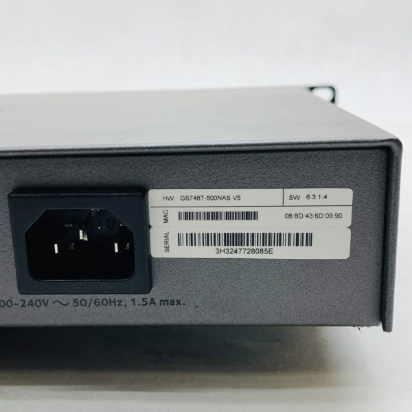 Netgear ProSafe GS748T-500NAS V5 48-Port Gigabit Ethernet Smart Network Switch - Image 5