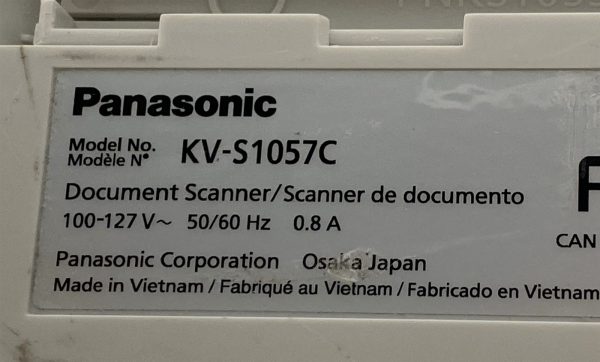 Panasonic KV-S1057C MK2 USB 3.0 Color Duplex Document Scanner *12,071 scans - Image 6