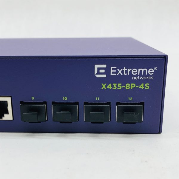 Extreme Networks X435-8P-4S ExtremeSwitching PoE+ 8-Port 4-SFP Gigabit Switch - Image 3