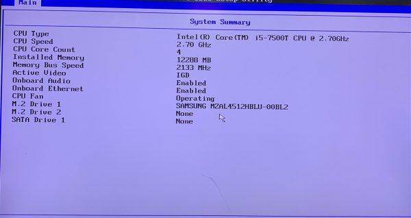 Lenovo ThinkCentre M710q i5-7500T 2.70GHz 12GB 512GB NVMe Win11 Pro Tiny PC WiFi - Image 10