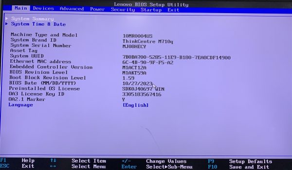 Lenovo ThinkCentre M710q i5-7500T 2.70GHz 12GB 512GB NVMe Win11 Pro Tiny PC WiFi - Image 9