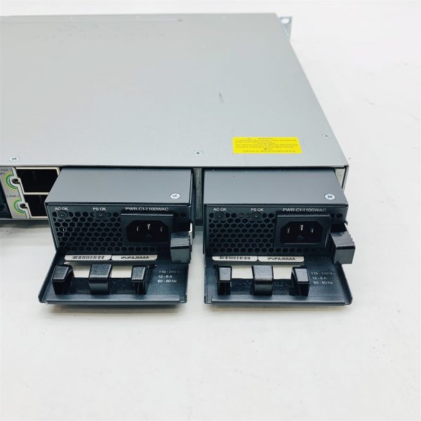 Cisco Catalyst 3850 48-Port PoE+ Gigabit Switch WS-C3850-48F-L V07 w/2*1100W PSU - Image 5