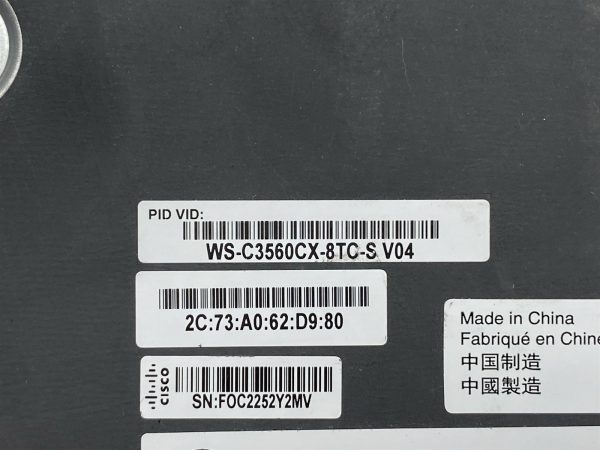 Cisco Catalyst 3560-CX Series WS-C3560CX-8TC-S V04 Compact Gigabit Switch - Image 4