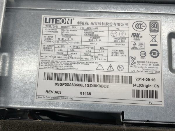 Lenovo ThinkCentre M93P SFF i7-4770 3.40GHz 24GB 240GB SSD Win10P R5-240 WIFI PC - Image 11