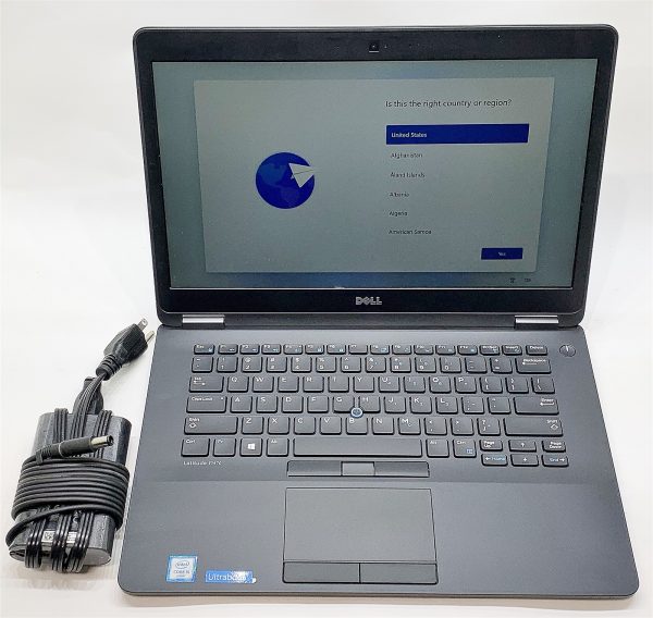 Dell Latitude E7470 Laptop i5 6200U 2.3GHZ 14" FHD 16GB RAM 256GB M.2 Windows 11
