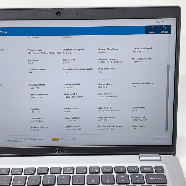 Dell Latitude 5430 Laptop i5 1235U 1.30GHZ 14" FHD 16GB RAM 1TB NVMe Windows 11 - Image 2
