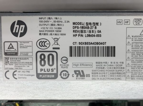 HP ProDesk 600 G4 SFF Core i5-8500 3.00GHz 16GB 500GB SSD Win11 Pro 24H2 WiFi PC - Image 7