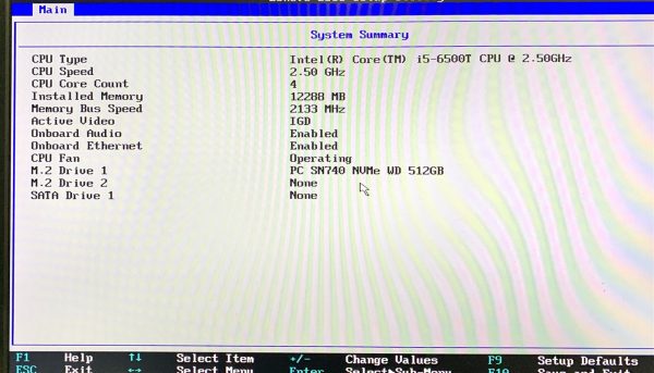 Lenovo ThinkCentre M710q Tiny Desktop i5-6500T 2.50GHz 12GB 512GB NVMe W10P WiFi - Image 9