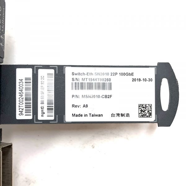 Mellanox Gigabit Ethernet Switch 1U SN2010 18-Port SFP28 4-Port QSFP28 25/100GbE - Image 3