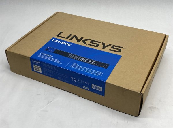 Linksys LGS328MPC 24 Port Managed Gigabit Ethernet Network PoE+ Switch NEW - Image 3