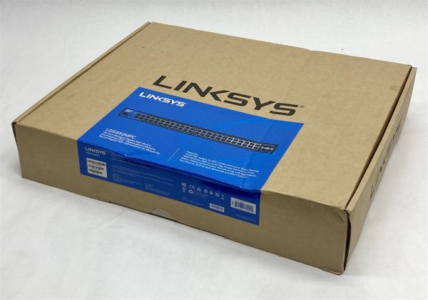 Linksys LGS352MPC 48-Port PoE 4-SFP Managed Gigabit Ethernet Network Switch NEW