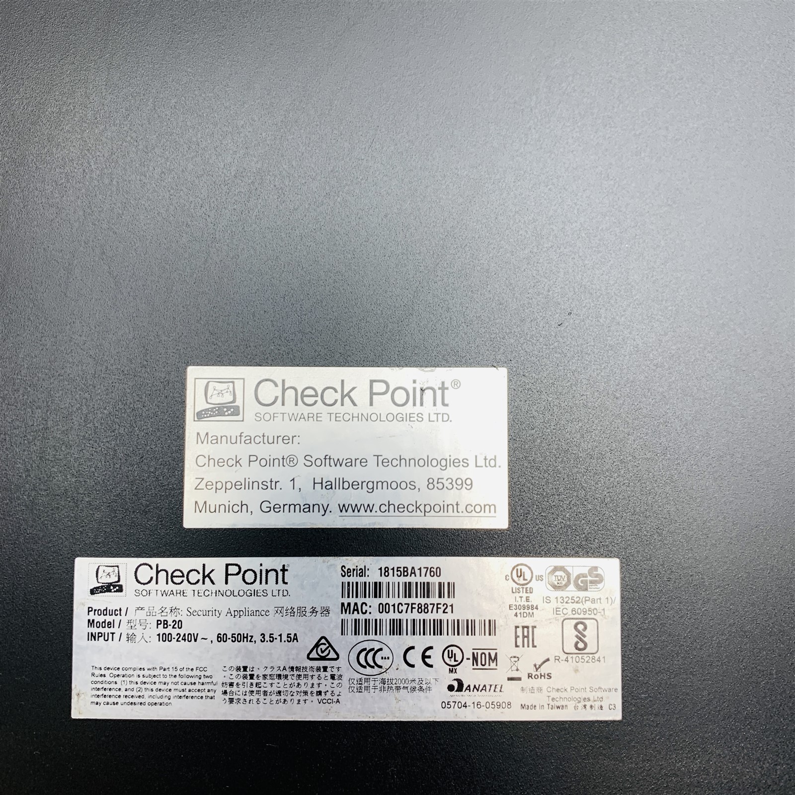 CheckPoint PB-20 5100 Next Generation Security Gateway Advanced Threat Firewall - Image 6