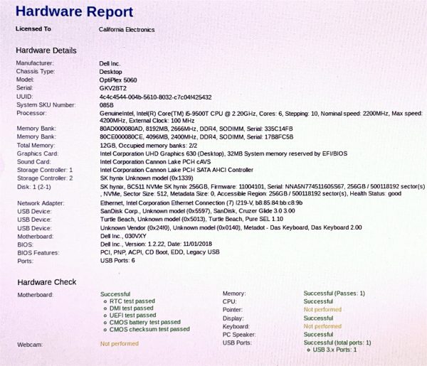 Dell OptiPlex 5060 Micro PC i5-9500T 2.20GHz 12GB 256GB NVMe Windows 11 Pro 24H2 - Image 2