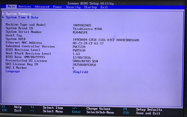 Lenovo ThinkCentre M700 Desktop Tiny i5-6500T 2.50GHz 12GB 256GB M.2 Win10P WiFi - Image 7