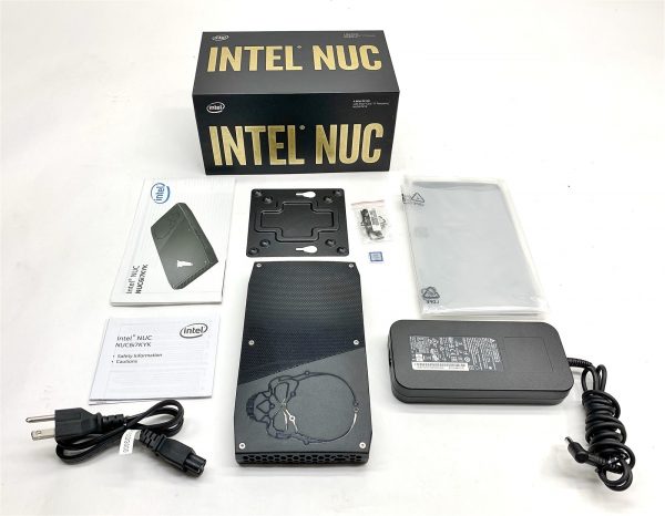 Intel Skull Canyon NUC6i7KYK i7-6700HQ 2.60GHz 32GB 512GB NVMe Win11P 24H2 WiFi