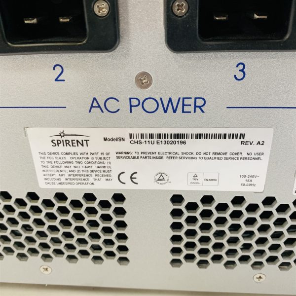 Spirent SPT-11U CHS-11U TestCenter Mainframe (w/1*MX-10G-S4 2*CM-1G-D12 Modules) - Image 9