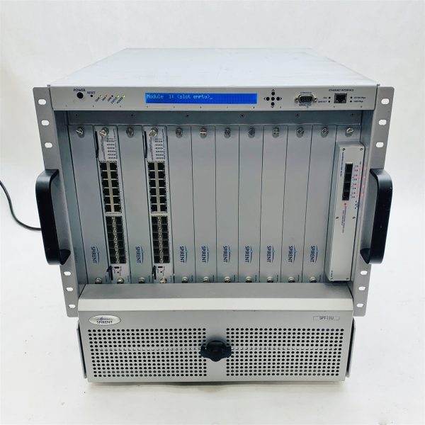 Spirent SPT-11U CHS-11U TestCenter Mainframe (w/1*MX-10G-S4 2*CM-1G-D12 Modules) - Image 3