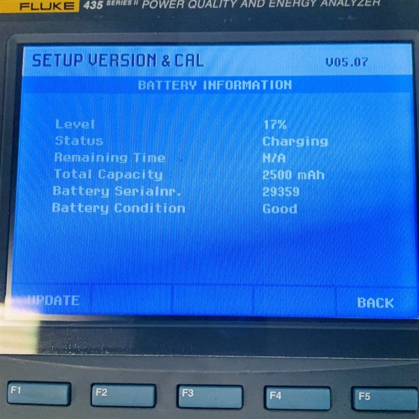 Fluke 435 Series II Power Quality and Energy Analyzer with Battery & 4GB SD Card - Image 4
