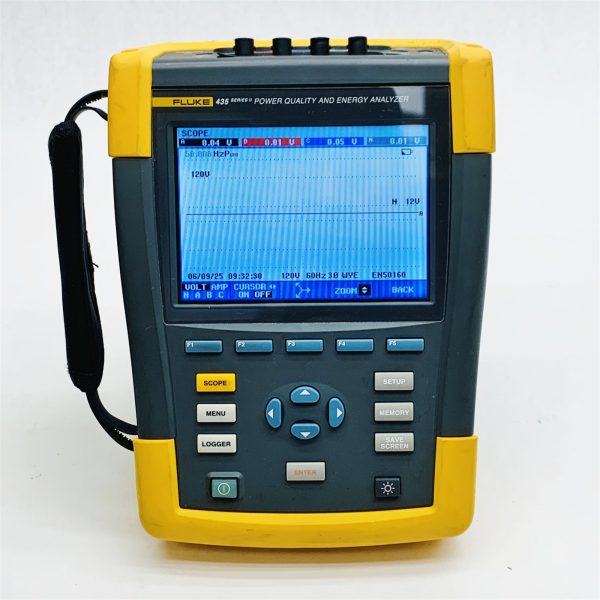 Fluke 435 Series II Power Quality and Energy Analyzer with Battery & 4GB SD Card - Image 2