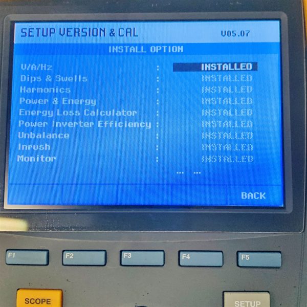 Fluke 435 Series II Power Quality and Energy Analyzer with Battery & 4GB SD Card - Image 5