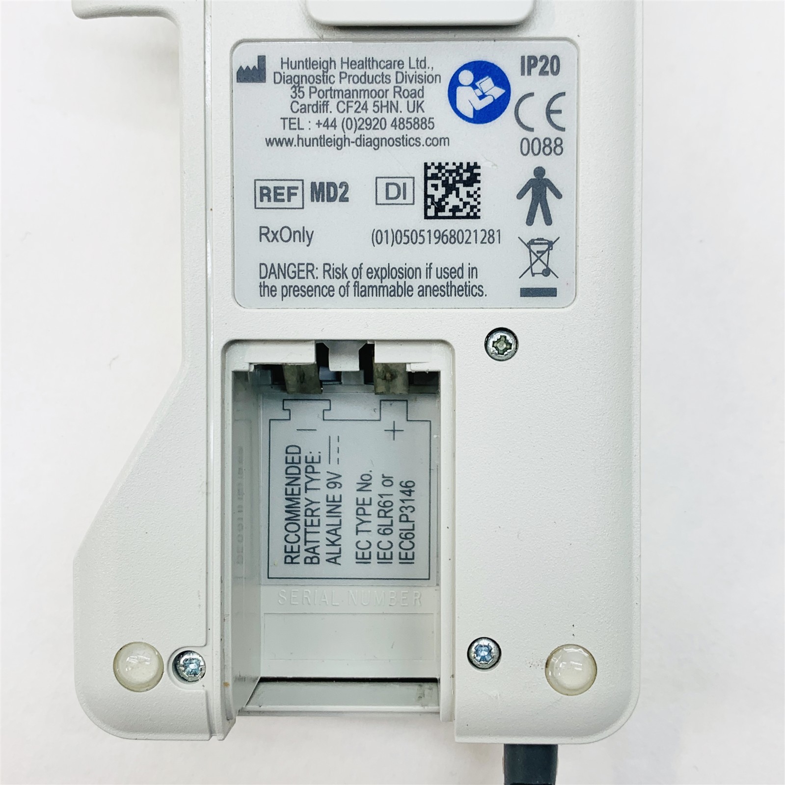 Huntleigh Dopplex MD2 Bi-Directional Doppler w/EZ8 108663 8MHz Sensitivity Probe - Image 6