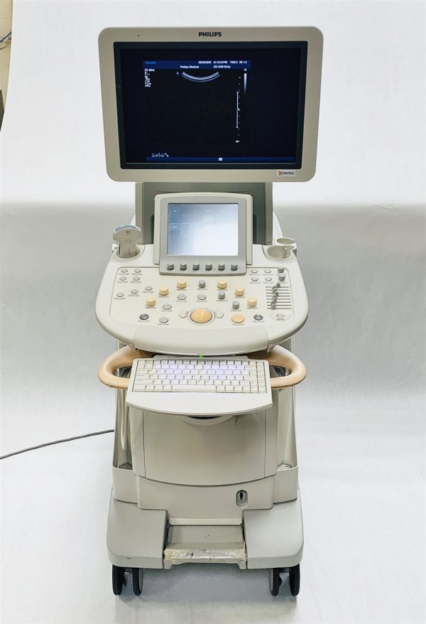 Philips iU22 Diagnostic Ultrasound Machine System Ref 8500-0064-02 w/C5-1 Probe - Image 2