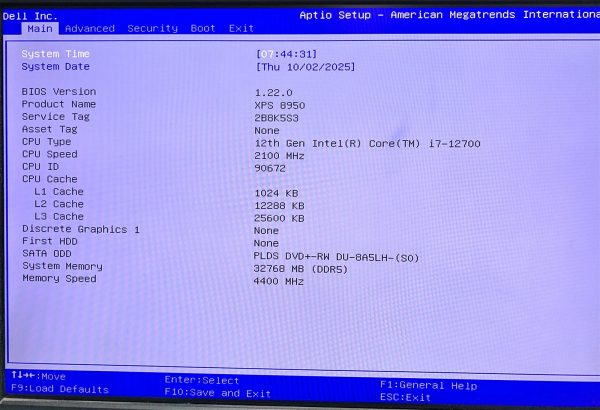 Dell XPS 8950 Core i7-12700 2.10GHz 32GB DDR5 512GB NVMe+1TB Win11P 24H2 WiFi PC - Image 7