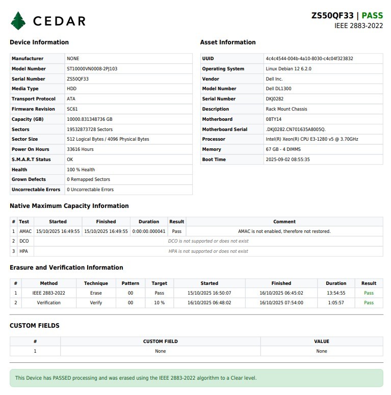 Seagate IronWolf ST1000VN0008 10TB SATA III 6Gbps 7200RPM 3.5" HDD 100% Health - Image 4
