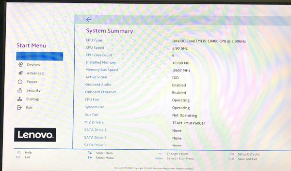 Lenovo IdeaCentre 5 14IMB05 MT i5-10400 2.9GHz 12GB 1TB NVMe Win11 Pro 24H2 WiFi - Image 9