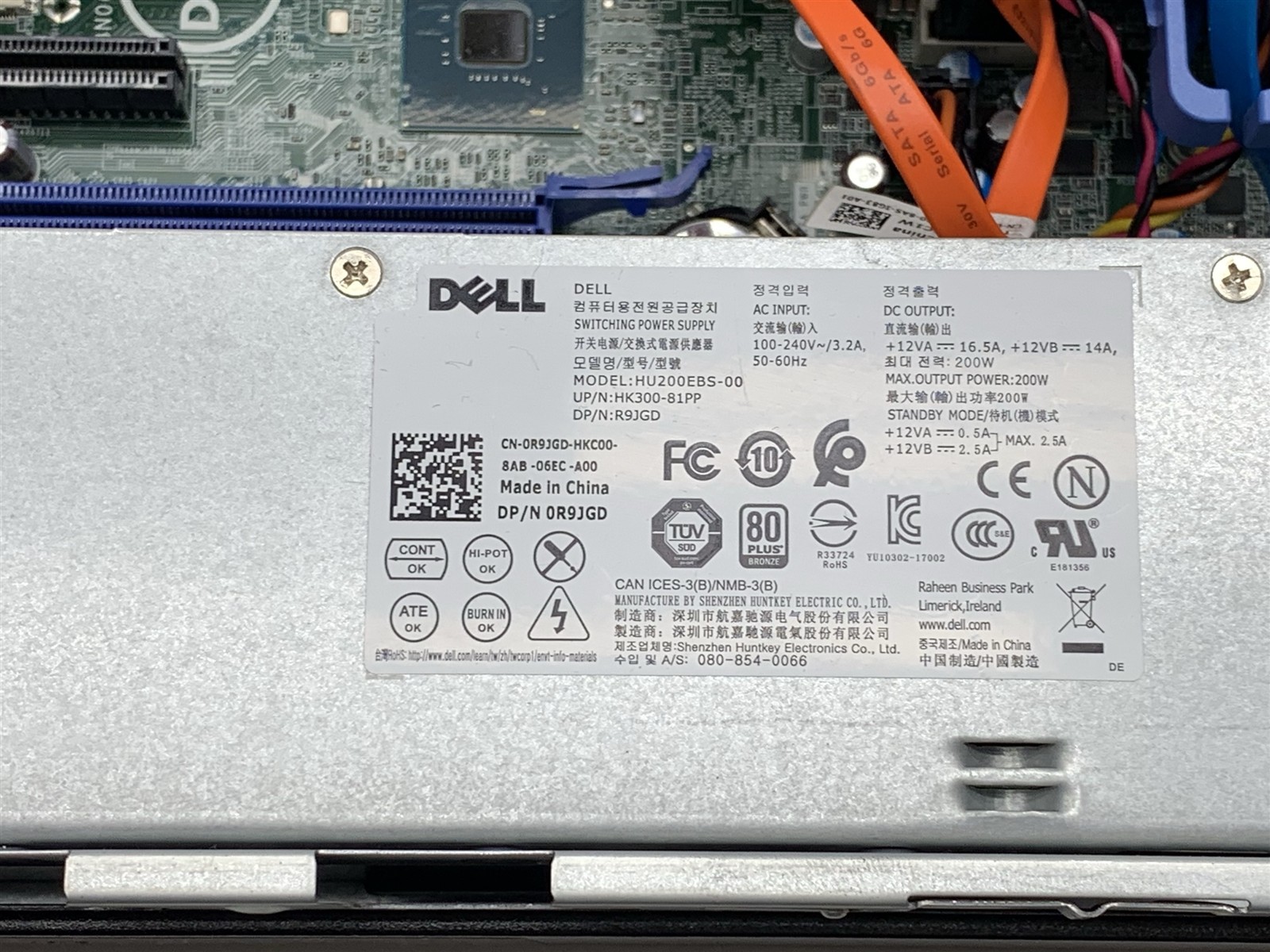 Dell OptiPlex 7060 SFF Computer i7-8700 3.2GHz 16GB 256GB NVMe+480GB Win11P 25H2 - Image 7