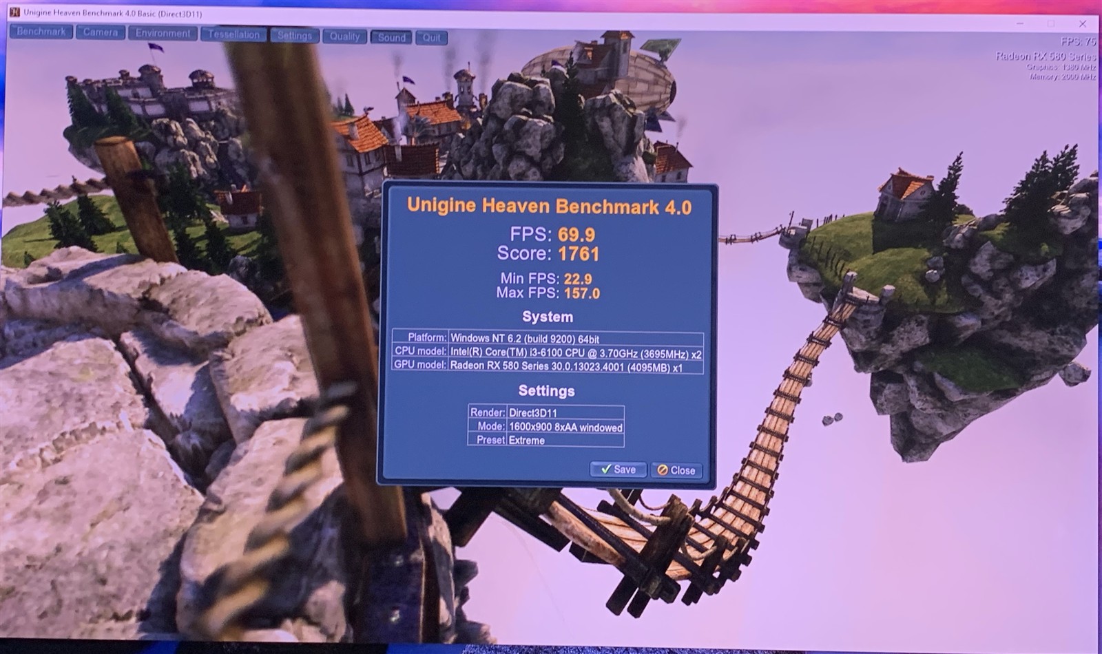 MSI AMD RADEON RX 580 GAMING X 8GB GDDR5 Gaming Video Graphics Card Polaris 20 - Image 9