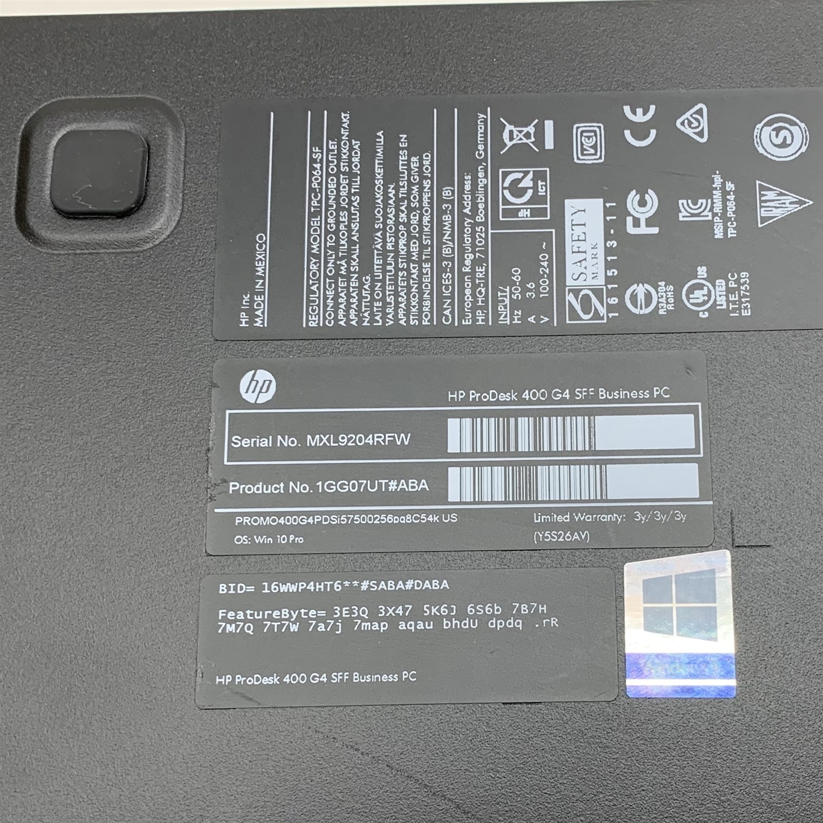 HP ProDesk 400 G4 SFF Business Desktop i5-7500 3.4GHz 8GB 256GB SSD Win11P 25H2 - Image 10